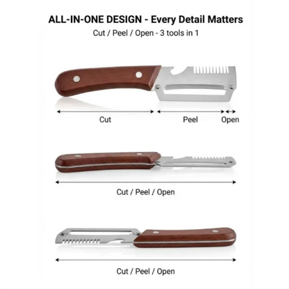Kitchen Multifunctional Peeler Stainless Non-Slippy Steel Buy 1 Get 1 Free